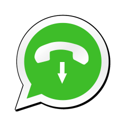 Datenschutz-Alternativen Angepasstes Whatsapp Logo